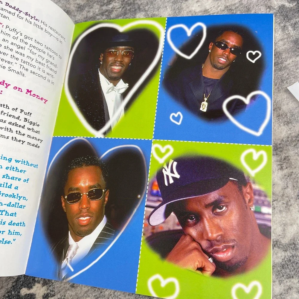 Vtg Cool Celebrity Valentine Postcard Book Lot Spice Girls‎ Backstreet Boys Y2K